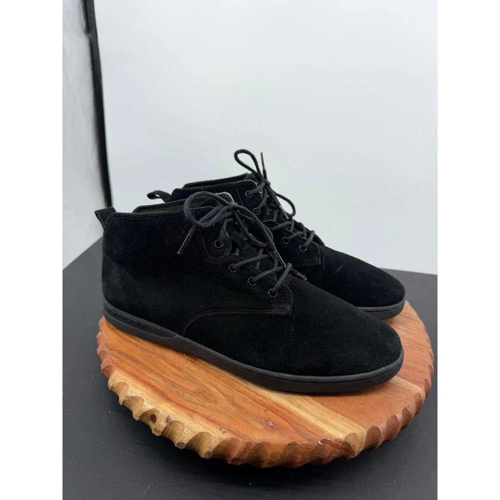 Creative Recreation Vito CR26314 boots Mens 10 Black Suede Mid Top Lace Up